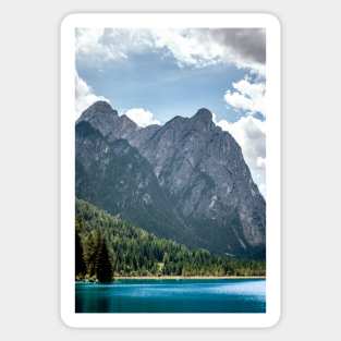 Lake in the Mountains Landscape Sticker